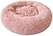 Bstteo Cama para perros, gatos y mascotas, 70 cm, con forma de donut para gatos y perros, peluche de pelo sintético con pelusas, cama con cojín para mascotas para gatos y perros medianos