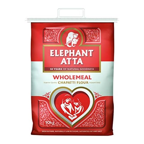 Elephant Atta Wholemeal Chapatti Flour 10kg Cover
