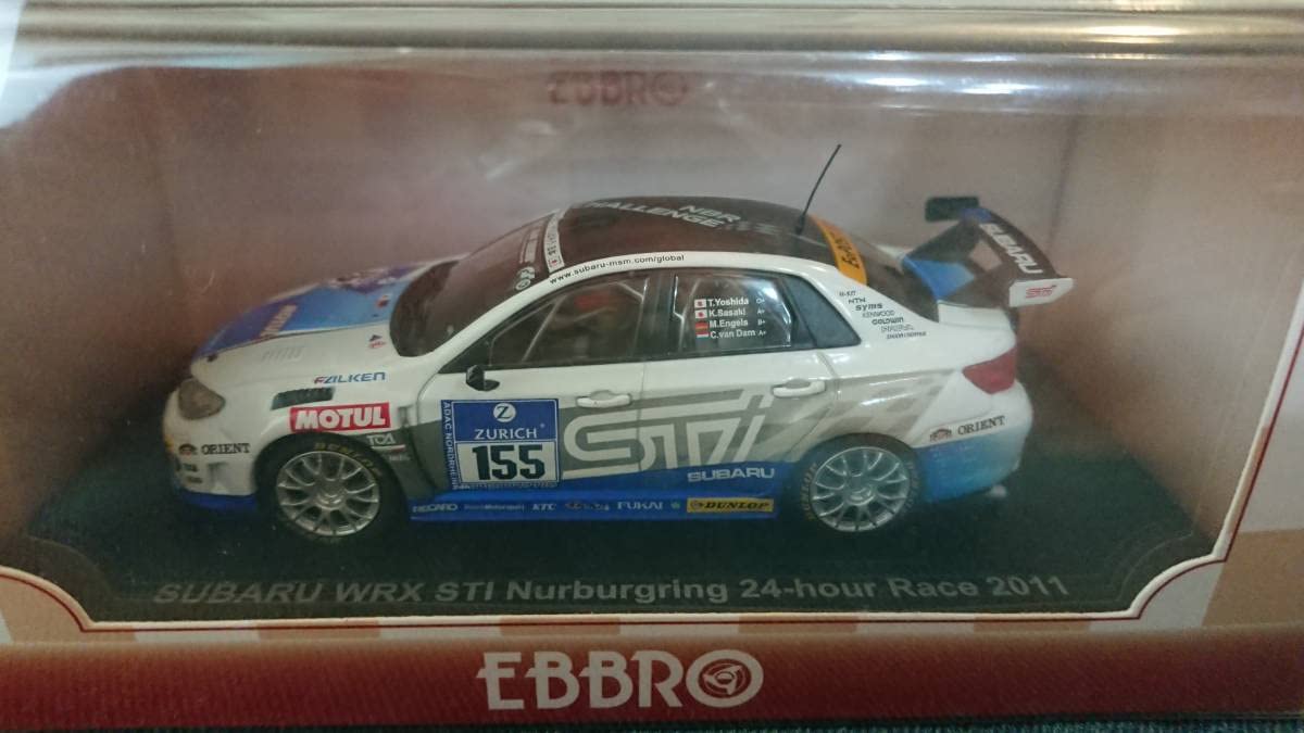 Amazon | 1/43 EBBRO 2011年ニュルブルクリンク24時間レース スバルWRX  