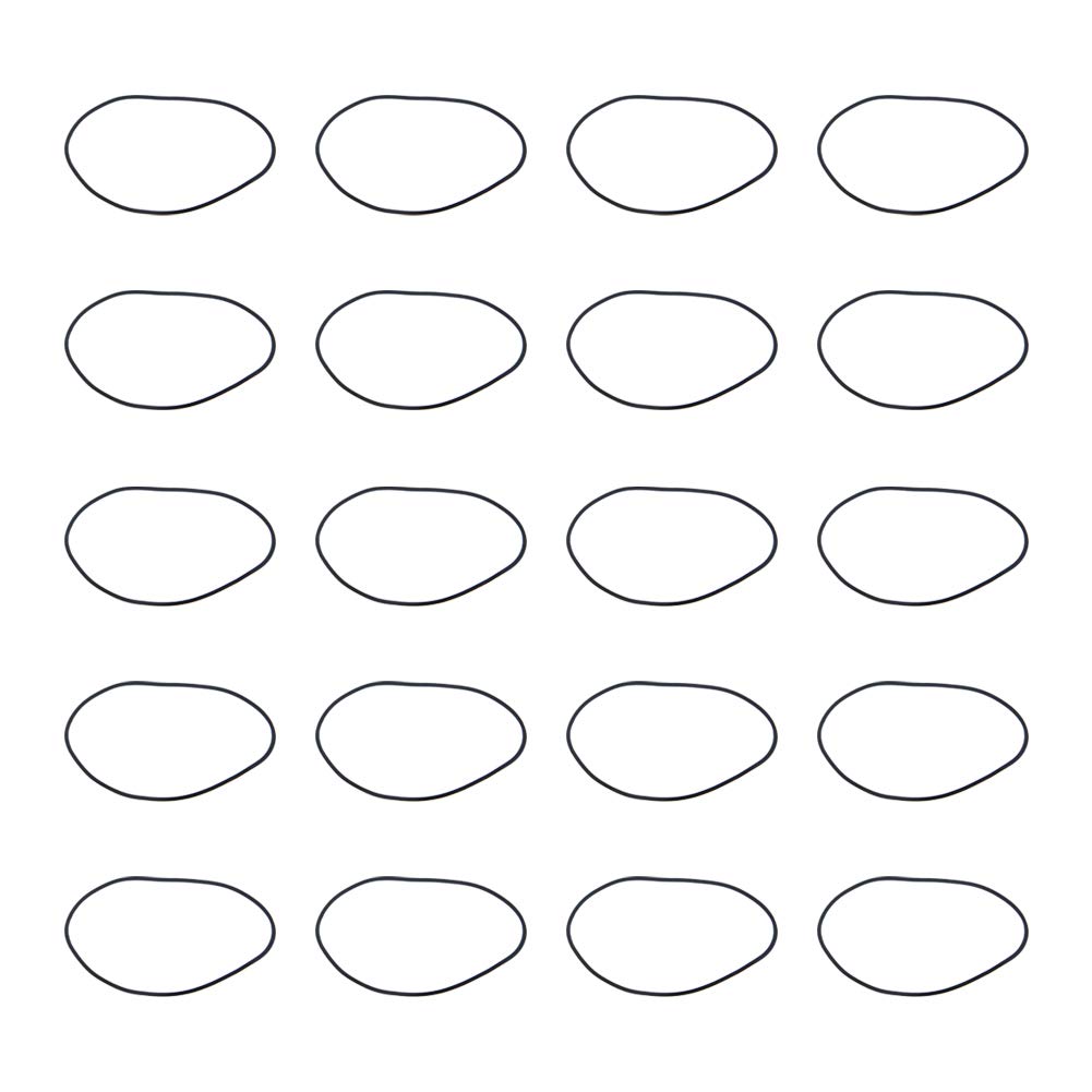 Othmro 50Pcs Rubber O-Rings, Nitrile Rubber Washers Seal O Rings, 75mm OD 72mm ID 1.5mm Width, Sealing Gasket for Taps, Plumbing — image 1