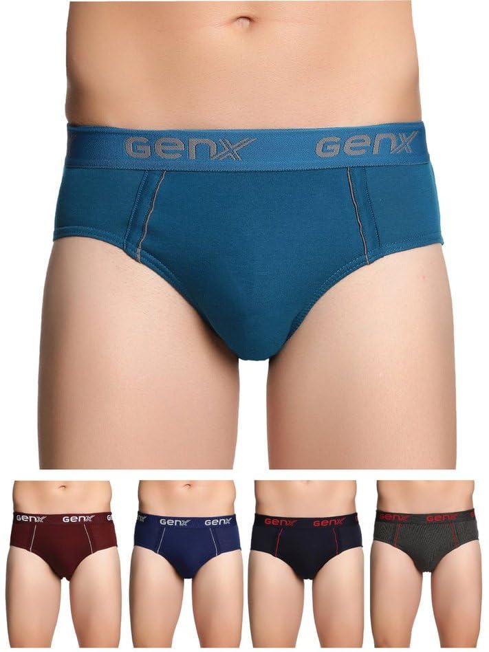 Gusto Men's Brief -Stylish & Comfortable, 100% Combed Cotton Underwear(Pack of 5)(Color May Vary)-image-13