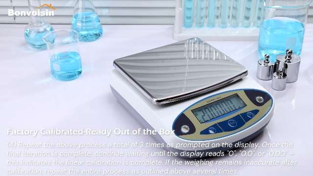 【数量限定】Bonvoisin デジタルはかり 電子スケール 3000g 0.0 Bonvoisin Lab Scale 3000gx0.01g High Precision Electronic