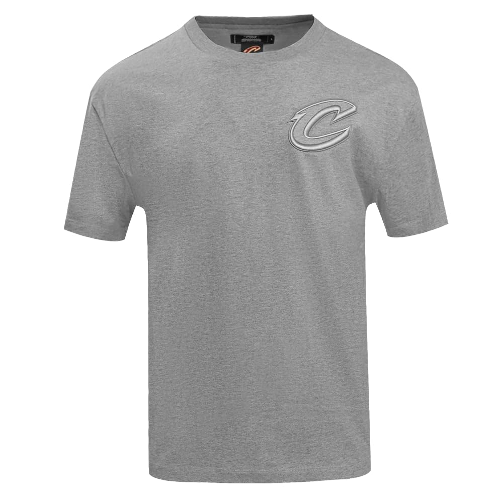 PRO Standard Men's NBA Neutral Short Sleeve Tee, Dark Heather Gray