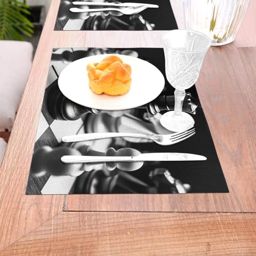 Sets de table faciles à nettoyer pour éliminer les taches de graisse