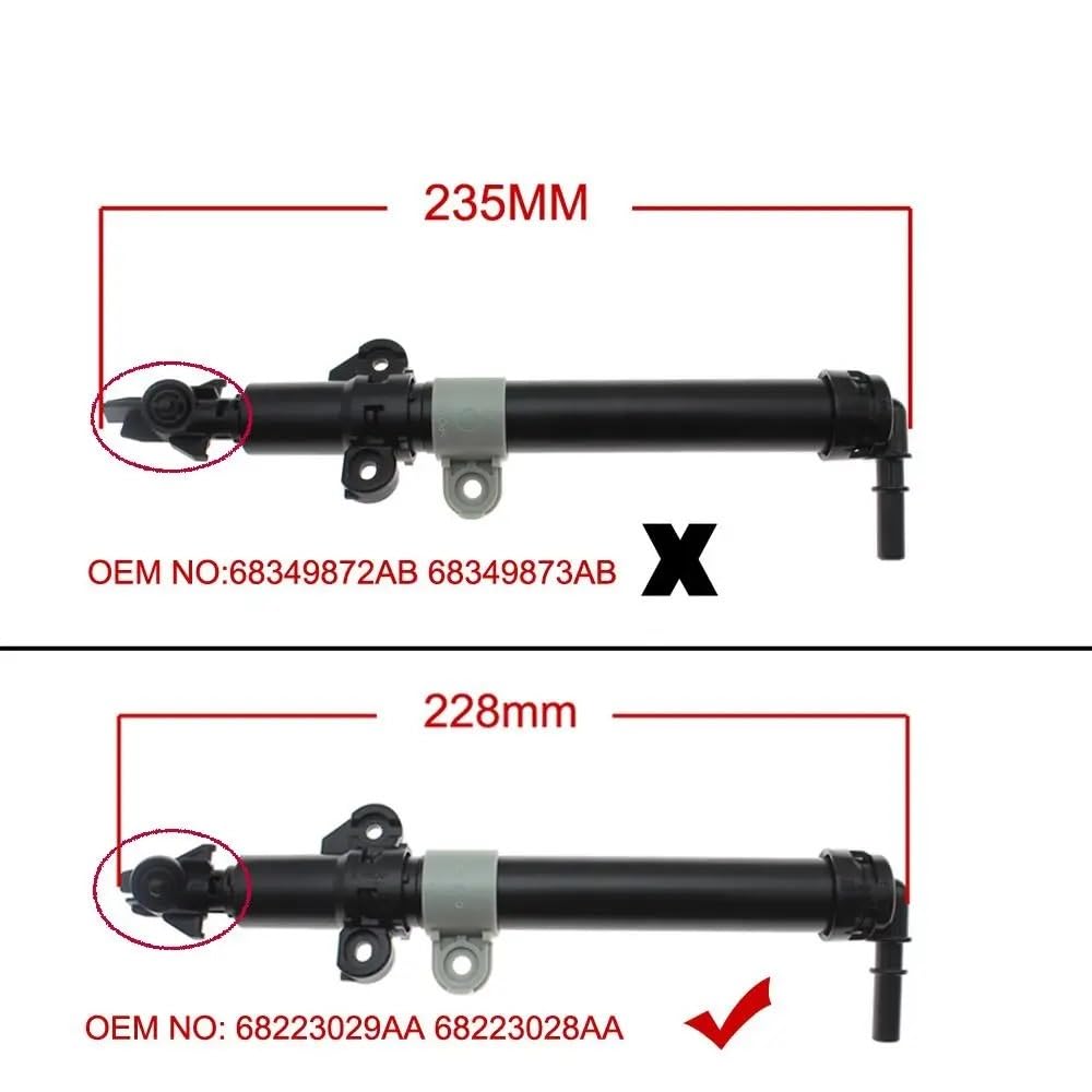 Pulvérisateur phare Pour Jeep Pour Grand Pour Cherokee 2014-2017