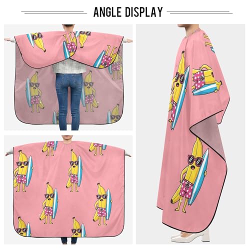 Capa de Barbero Impermeable Kigai Cool Banana para Hombre miniatura 5