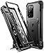 Poetic Revolution Series for Samsung Galaxy S20 Ultra Case, Full-Body Rugged Dual-Layer Shockproof Protective Cover with Kickstand, Without Built-in-Screen Protector, Black