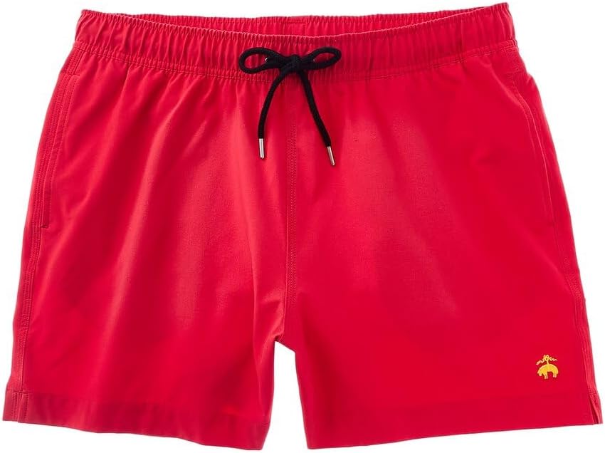 Brooks Brothers Mens 5" Inseam Embroidered Montauk Swim Trunks,