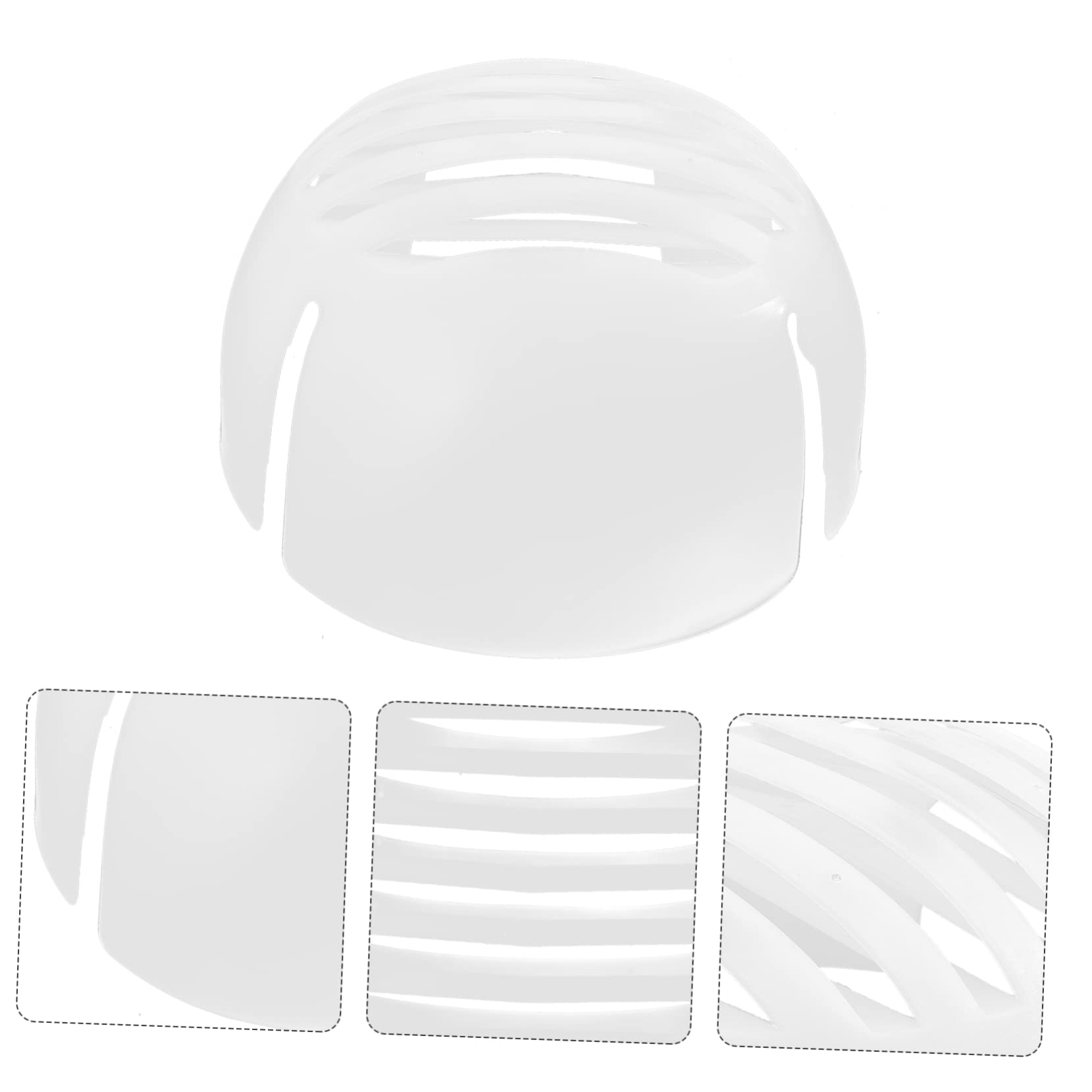 DOITOOL 3piezas Casco De Seguridad Transpirable Para Trabajadores Protección Anticolisión Aberturas De Ventilación Para Construcción y Actividades Al Aire