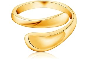 Huggable Open Gold Ring for Women