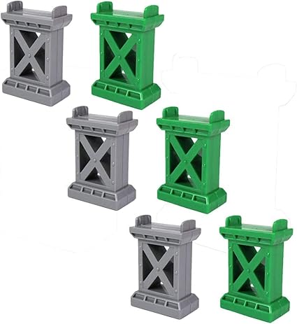 Amazon.com: Ioffersuper 12 Pcs Train Bridge Pier Track Railway ...