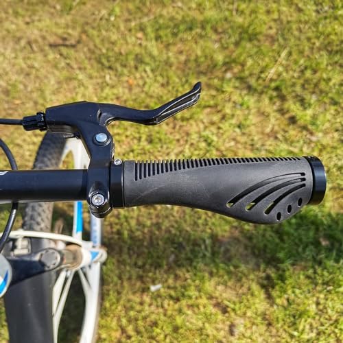 Bicycle Handlebar Grips Bike Grips with Soft Rubber, Anti-Slip Single Lock - Imagen 10 de 13