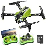 Q10C ドローン カメラ付き 100g未満 屋外 小型 こども向け 初心者向け 折りたたみ ミニドローン バッテリー2個付き 軌跡飛行モード ヘッドレスモード 子供 おもちゃ 人気 誕生日 クリスマス プレゼント