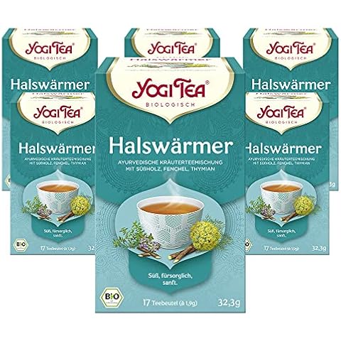 YOGI TEA, Halswärmer, Ayurvedischer Bio Gewürz- und Kräutertee Cover