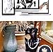 Papinimo 2 Pack Jewelry Mannequin Display Set Necklace Earring Display Stand Jewelry Bust Hand Organizer for Show Selling