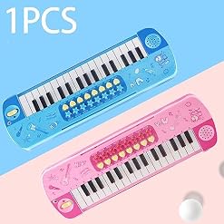 Amagogo Piano numérique électronique, Clavier pour Enfants, Jouet de Puzzle Multifonction à 37 Touches Portable avec Support de Musique Piano à , Bleu - Les Beatles, Paul McCartney, John Lennon, RIngo Starr, George Harrison Amagogo Piano numérique électronique, Clavier pour Enfants, Jouet de Puzzle Multifonction à 37 Touches Portable avec Support de Musique Piano à , Bleu – Image 4