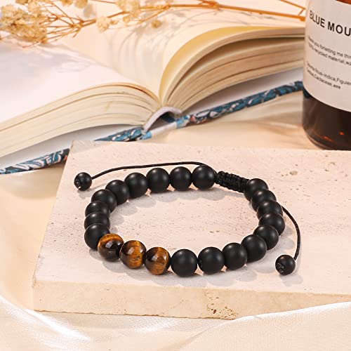 Mftrading Beaded Bracelet For Son Gifts To My Son From Mom Dad Christmas Birthday Gift Wrap Strand Beads Nature Stone Bracelets For Men #TOP1