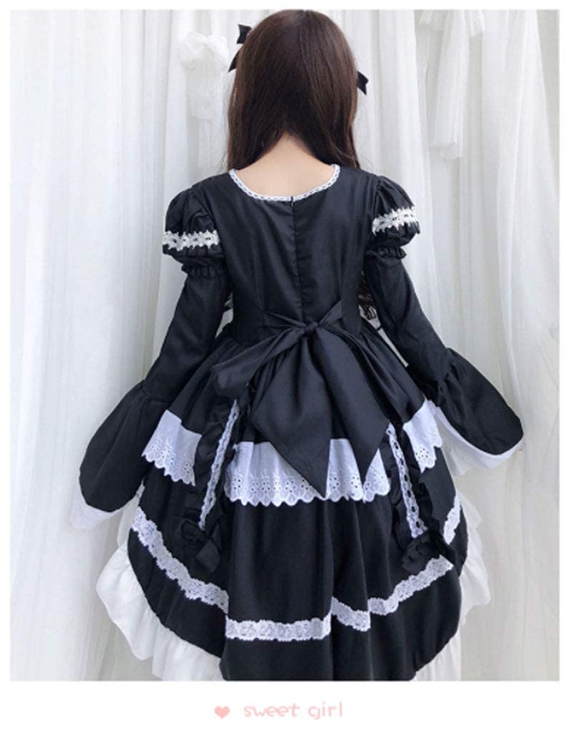 ゴスロリ ワンピース ロリータ ワンピース ゴスロリ メイド ゴシック コスプレ