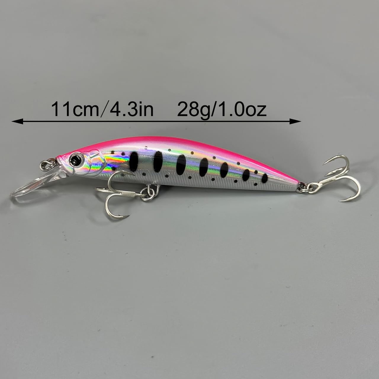 3pcs Premium Fishing Lures for Bass & Perch - Realistic Bionic Baits, Durable ABS Material, Ideal for Freshwater & Saltwater Angling