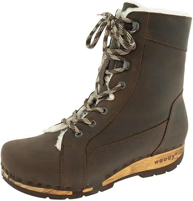woody Womens Heike Clog Ankle Boots