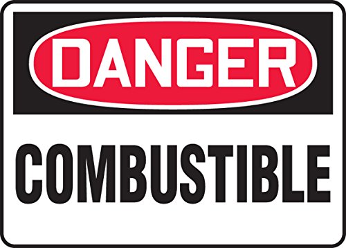 Panneau DANGER Combustible ultra résistant pour milieu industriel