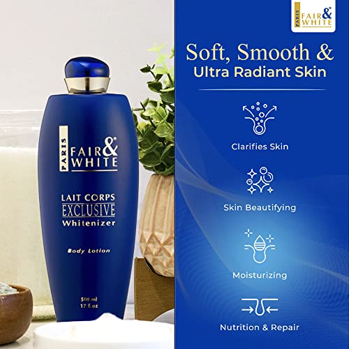 Fair & White Exclusive, Brightening Lotion, 500 ml (Pack of 1) - Image 2