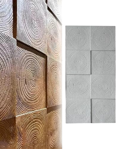 Panneaux muraux 3D effet bois pour salon et fonds de télévision de salon