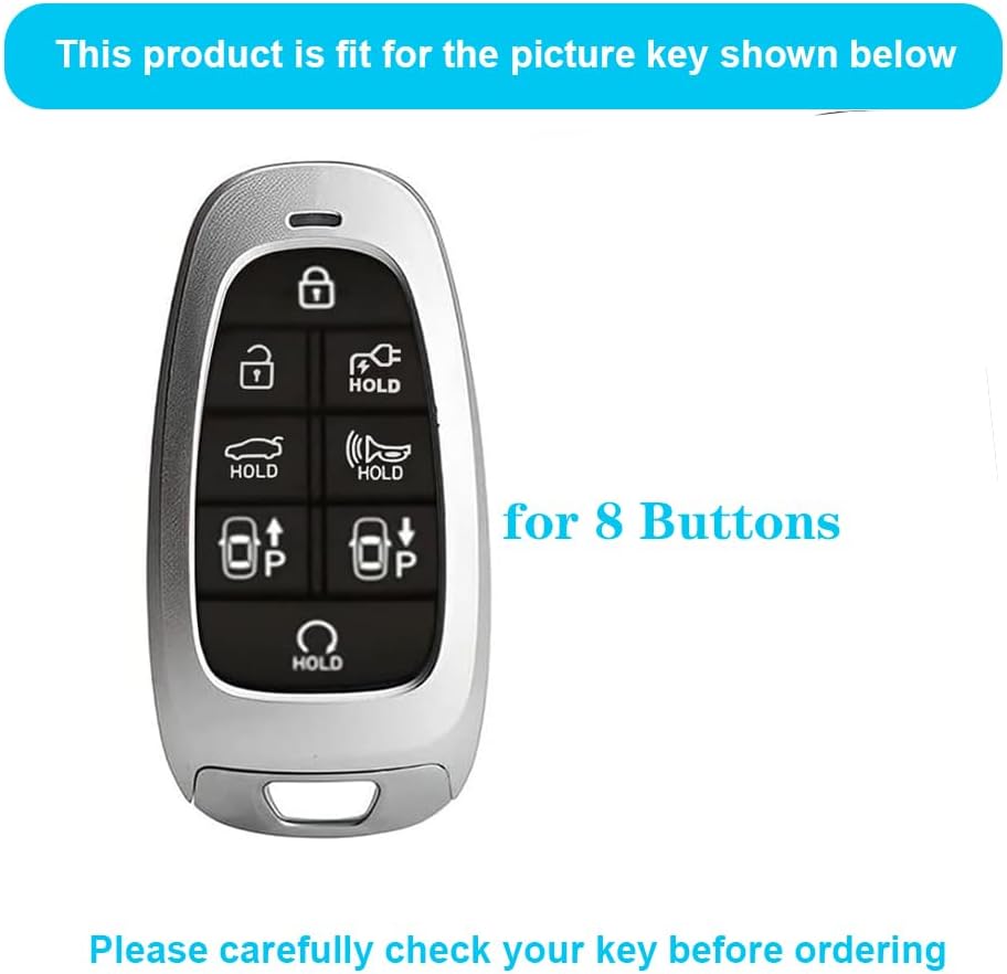 Key Fob Cover for Hyundai Ioniq 5 Nexo Tucson Sonata 2020-2022 2023 image 2
