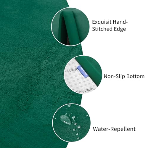 Image of Baby Play Mat for Floor,1.3 inch Thick Memory foam Tummy Time Mat for Toddlers,Infants,kids,Water-Repellent Soft Nursery Rug,Extra Large Non Slip for Crawling&Yoga,Tatami Style for Living Room(Dark Green)