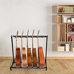 Support pour 5/7 Guitares et Basses, Support pour Guitare, Support Multiple avec Rembourrage en Caoutchouc Antidérapant… - Les Beatles, Paul McCartney, John Lennon, RIngo Starr, George Harrison Support pour 5/7 Guitares et Basses, Support pour Guitare, Support Multiple avec Rembourrage en Caoutchouc Antidérapant… – Image 4