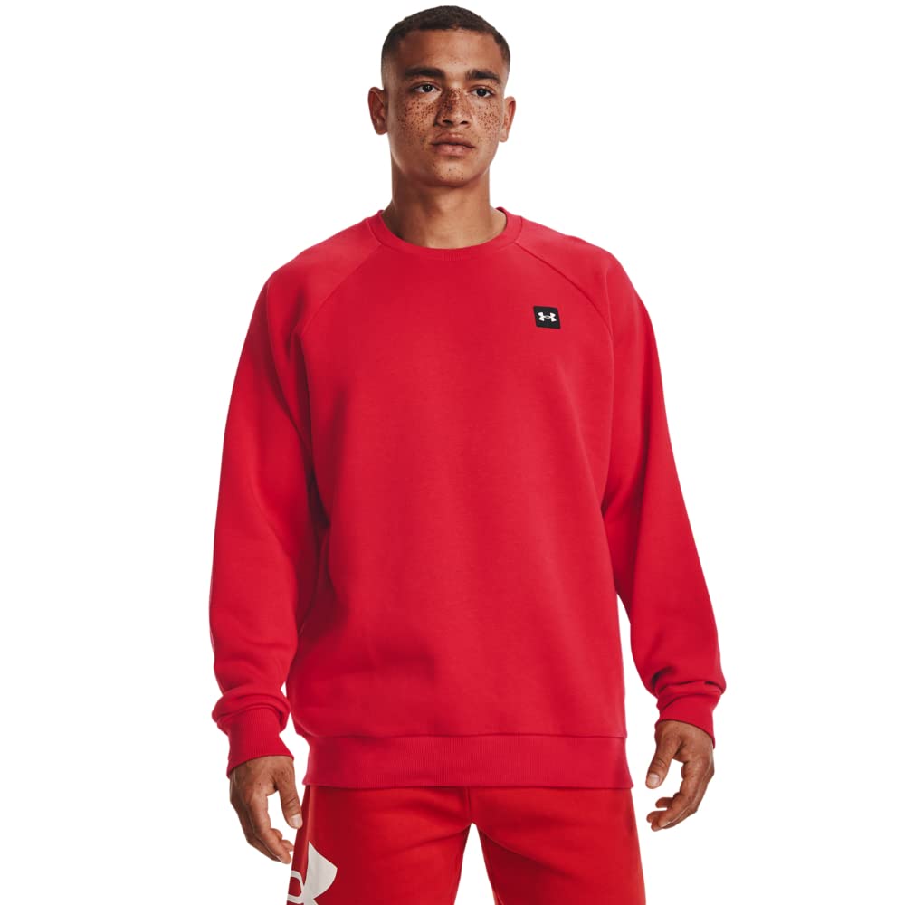 Under Armour Rival Fleece Crew, Comfortable & Breathable Long Sleeve Fleece, Men's Pullover Made With Fast-Drying Fabric Men — view 22