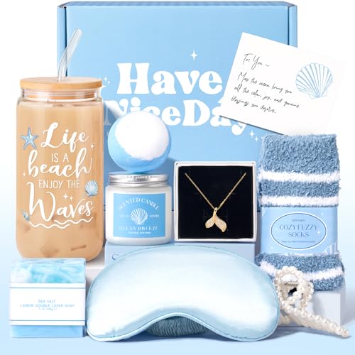 Gift Baskets for Women, 9pcs Unique Happy Birthday Gifts for