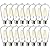 Sunco 16 Pack 60W Vintage LED Edison Bulbs Equivalent 8.5W CRI92 800 Lumens, Dimmable ST64 Filament 2700K Soft White E26 Medium Base Light Bulbs High Brightness Clear Glass Waterproof - UL