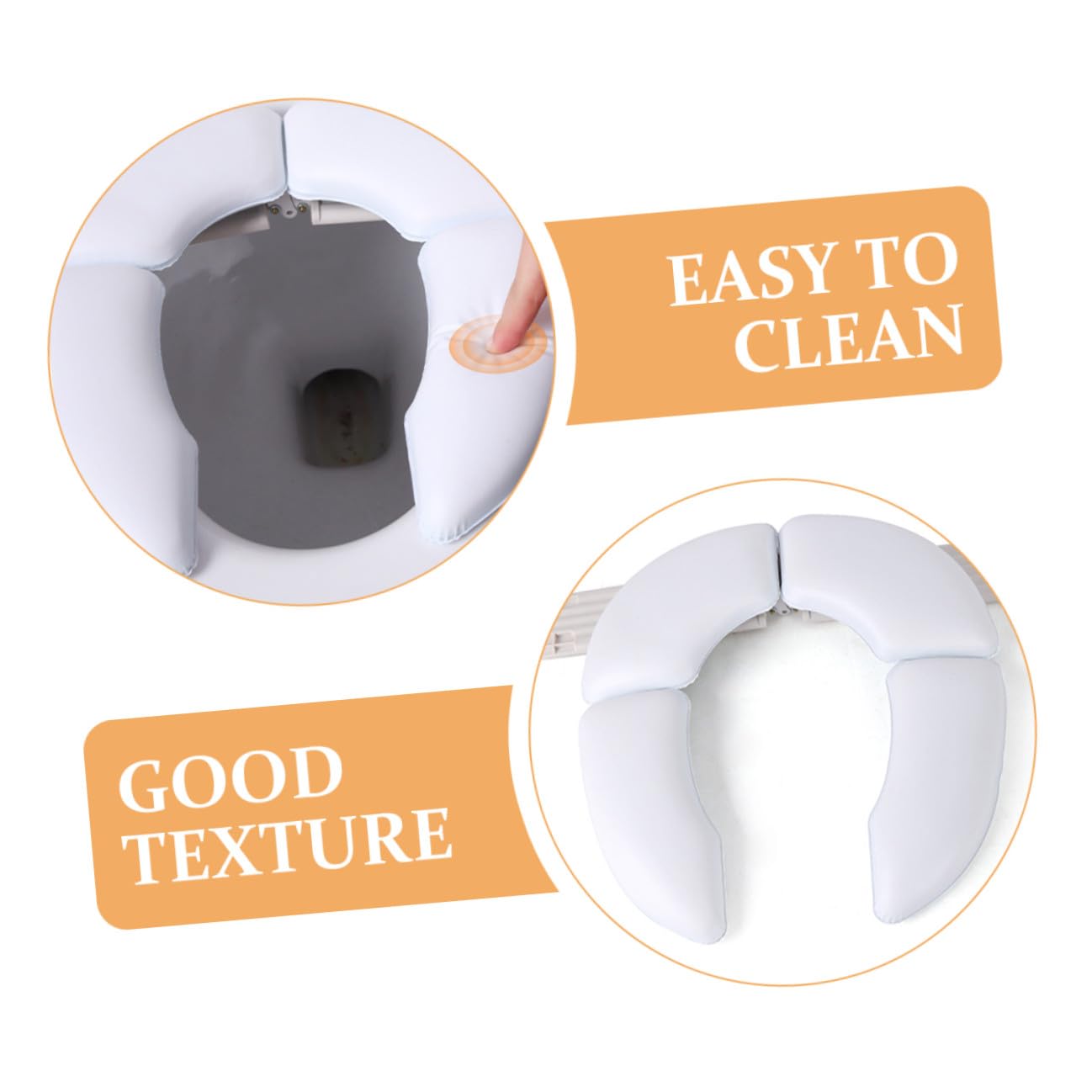 Réducteur Wc Portable pour Garçon Fille Unisexe Coussin Siège de Toilette Doux et Confortable pour Apprentissage Propreté Adapté Plupart des Wc pour Voyage et Usage Quotidien