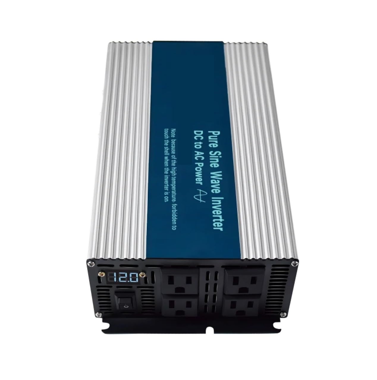 Falownik sinusoidalny o mocy 1500 W, zasilacz solarny 12 V/24 V DC do 110/220 AC, Wydajny, gotowy na energię słoneczną(12V,220V)