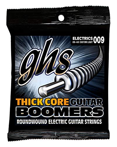 Ghs Hc-Gbcl Thick Core Boomers Custom Light Electric Guitar Strings (9-48) #TOP1