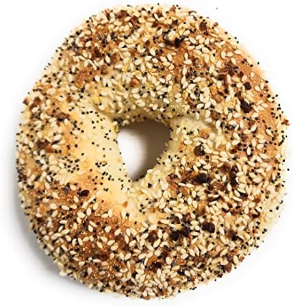 Elie's Everything Bagels - 6 packs of 4 bagels per pack - 24 total bagels. NOT GLUTEN FREE