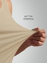 XYXX Men's Combed Cotton Square Neck Vest, Snug fit, Seamless Inner for Men, Solid, Pack of 1, MB23VST03M, Sand Brown, S gallery image