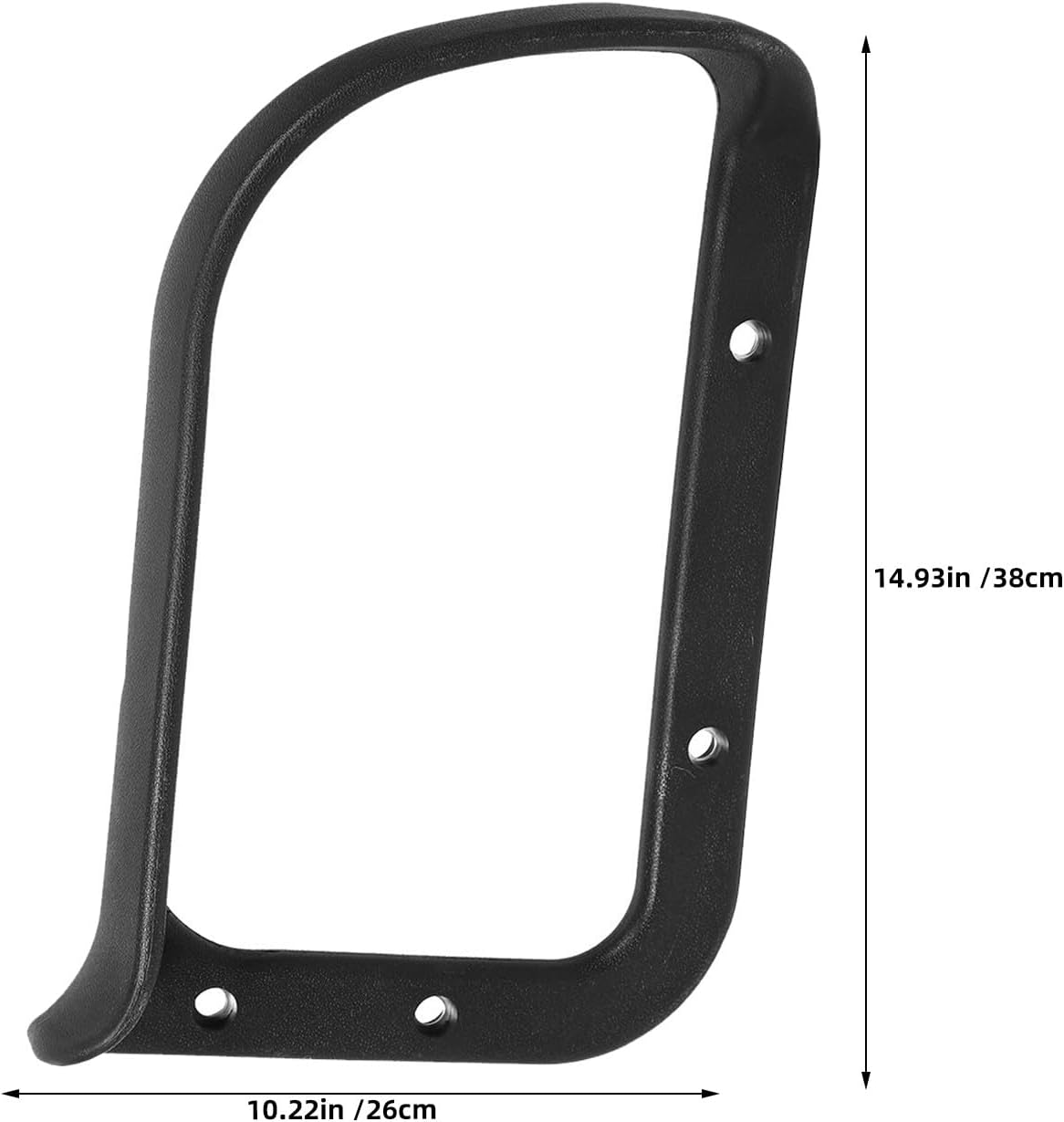 4PCS Replacement Office Chair Loop Armrest - Plastic Gaming Chair Replacement Parts for Work, Desk Gaming Arm Rest Accessories