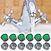 40 Pieces Faucet Aerator Flow Restrictor Insert Faucet Aerators Replacement Parts for Bathroom or Kitchen, Red(2.2 GPM) and Green(1.5 GPM)