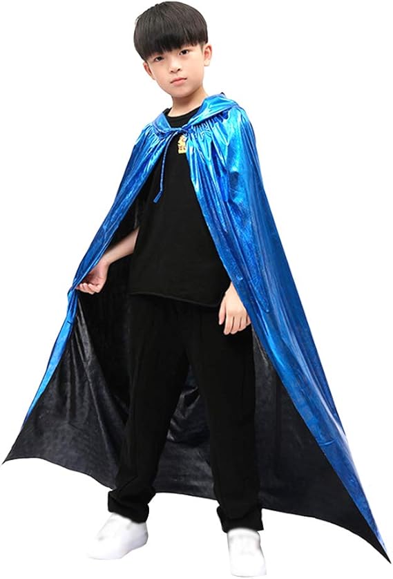 Amazon Co Jp デマ クト De Markt ハロウィンマント 仮装用マント ドラキュラゴースト フード付きロングマント コスプレ衣装 コスチューム 肩下約135cm フリーサイズ 大人用 男女共用 ４色選ぶ ホビー
