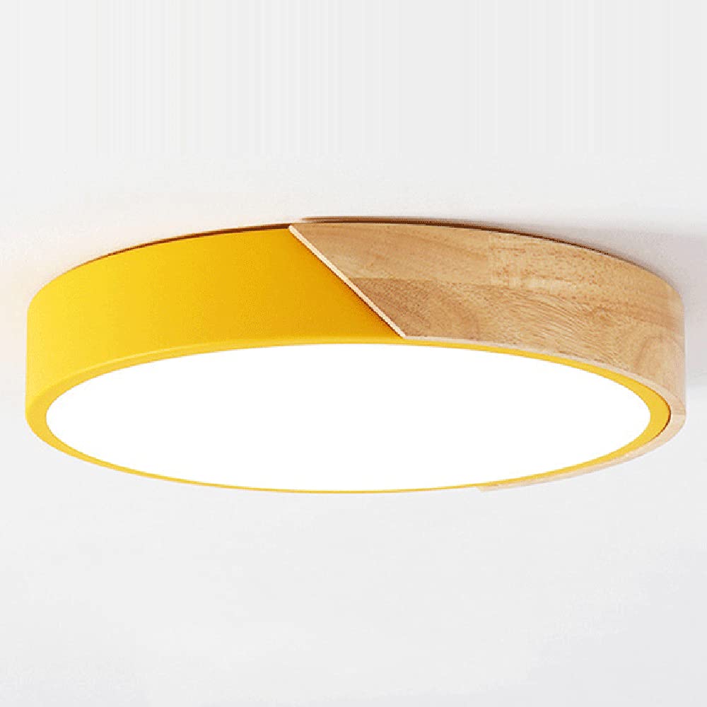 Plafoniera Nordica Macaron Per Camera Da Letto Lampada Da Soffitto Rotonda Con Installazione Integrata A LED Apparecchio Da Soffitto Per Montaggio Incasso Risparmio Energetico Pannello Luminoso WYAYAN