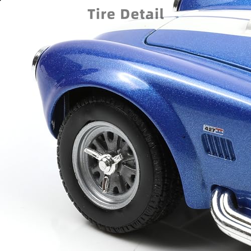 Modelo de auto 1/24 Shelby Cobra 427 S/C metal fundido miniatura 5