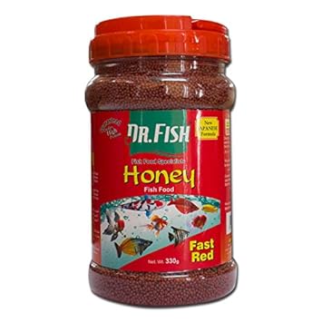 DR FISH Honey Fast Red Fish Food, 330gm