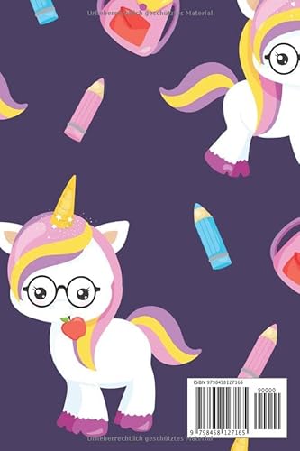 Terminplaner 2022 mit Einhorn Cover: DIN A5 Terminplaner mit Einhorn Cover mit Seiten für persönlich