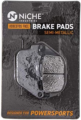 NICHE Alloy Steel Brake Pad Set for Harley-Davidson Sportster 1200 883 forty Eight 42029-07 42836-04A Rear Semi-Metallic