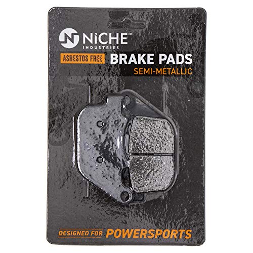 Niche Alloy Steel Brake Pad Set For Harley-Davidson Sportster 1200 883 Forty Eight 42029-07 42836-04A Rear Semi-Metallic #TOP4