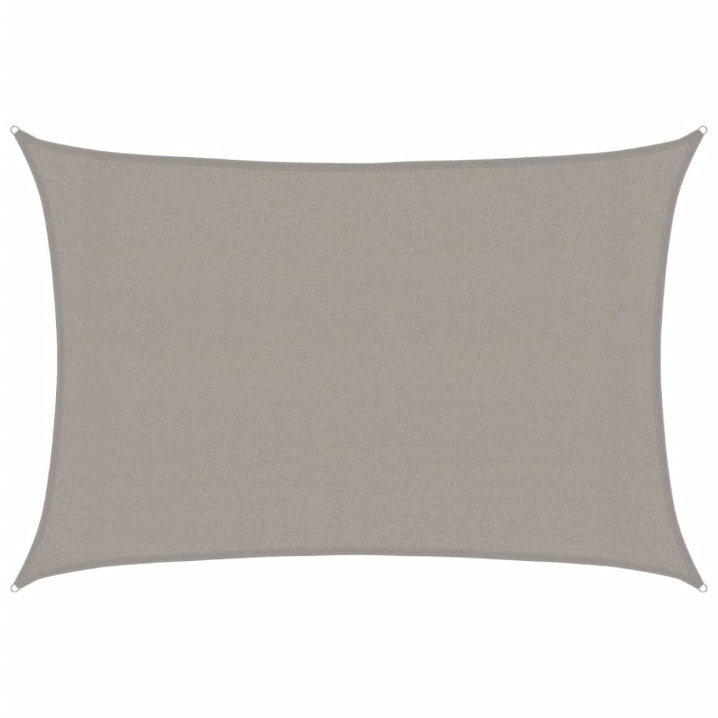 Voile d'ombrage rectangulaire en polyéthylène haute densité - 160 g/m²