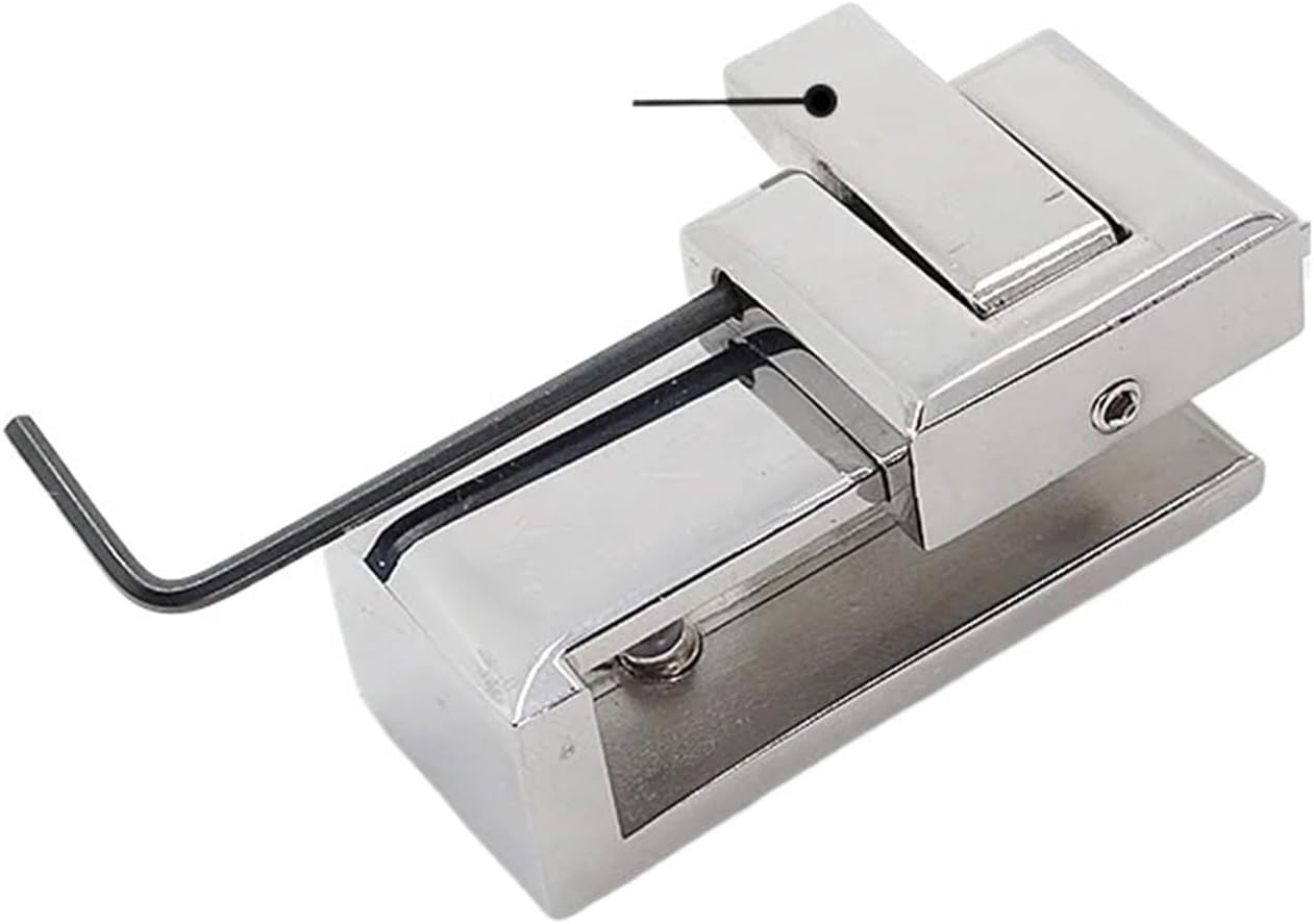 Glass Door Lock Latch U-Shaped Sliding Gate Limiting Device Catch 1Pcs