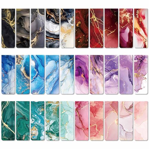 30 Pieces Bookmark, Magnetic Bookmarks for Book Lovers Women